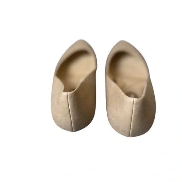 CL By Laundry Beige Wedge Pumps Size 8 Neutral Classic Minimalist Office Staple - Picture 5 of 11